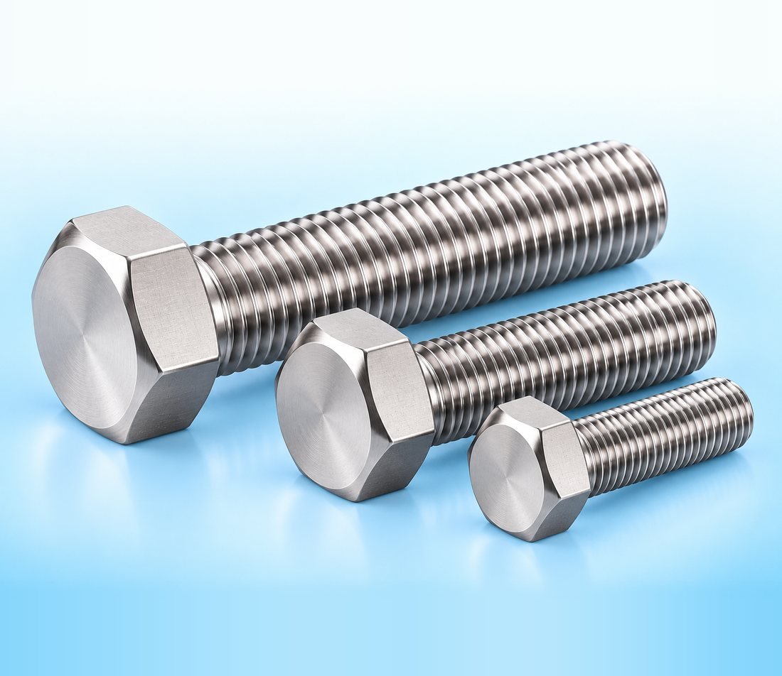 Stainless steel hex bolts supplied by JMIKS Fasteners